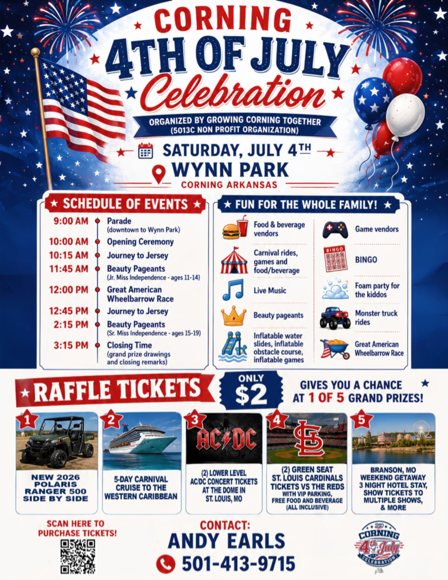 Growing Corning Together presents Independence Day 2026 in Corning