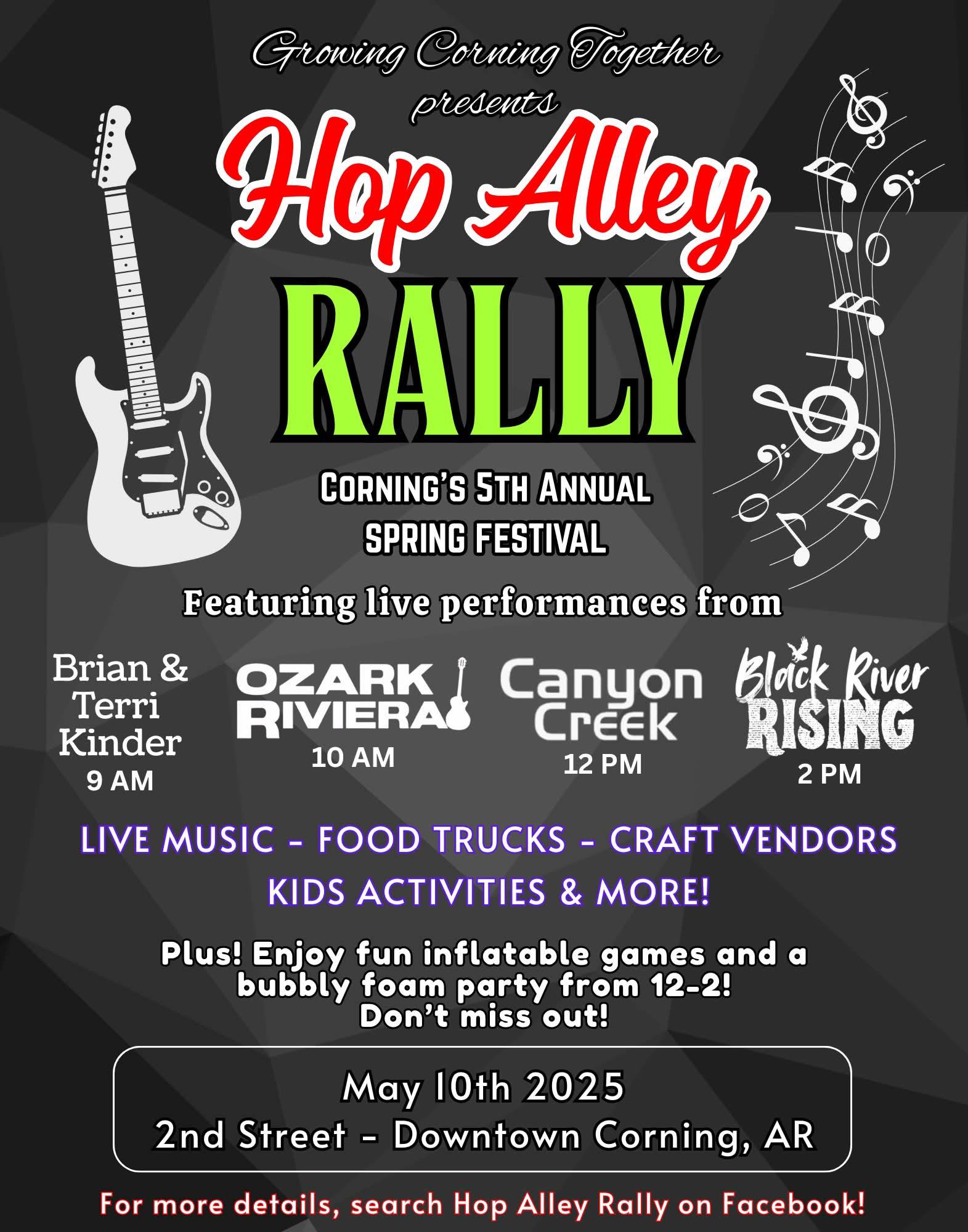 Hop Alley Rally 2025 in Historic Downtown Corning
