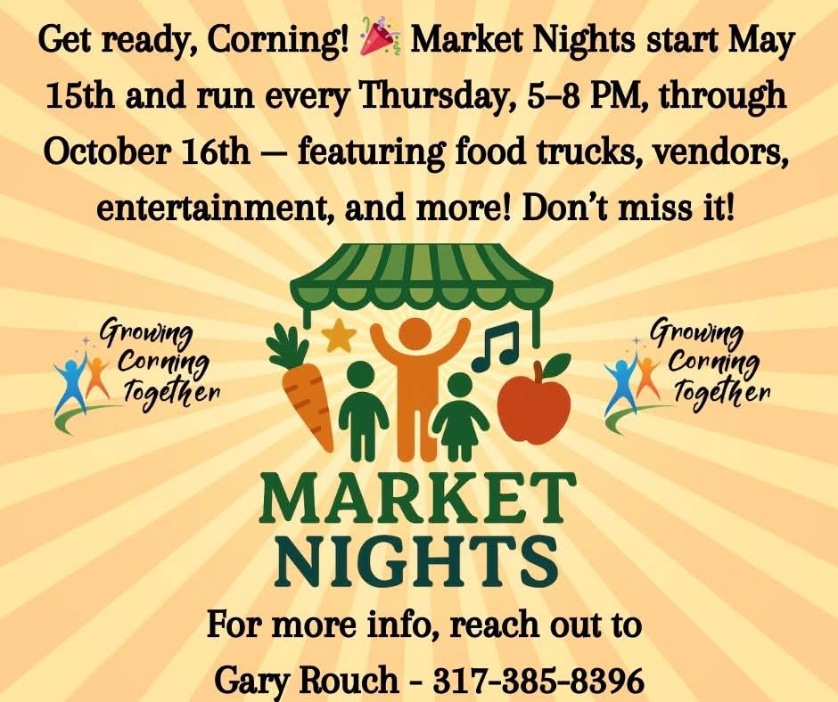 Market Nights at Wynn Park in Corning, Arkansas